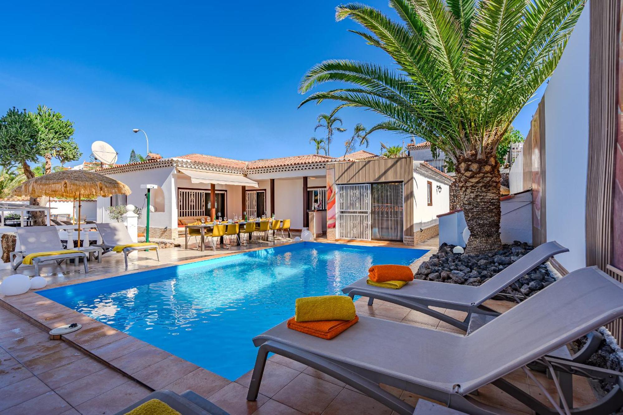 Villa 4Bed Private Pool En Los Cristianos Los Cristianos  Zewnętrze zdjęcie