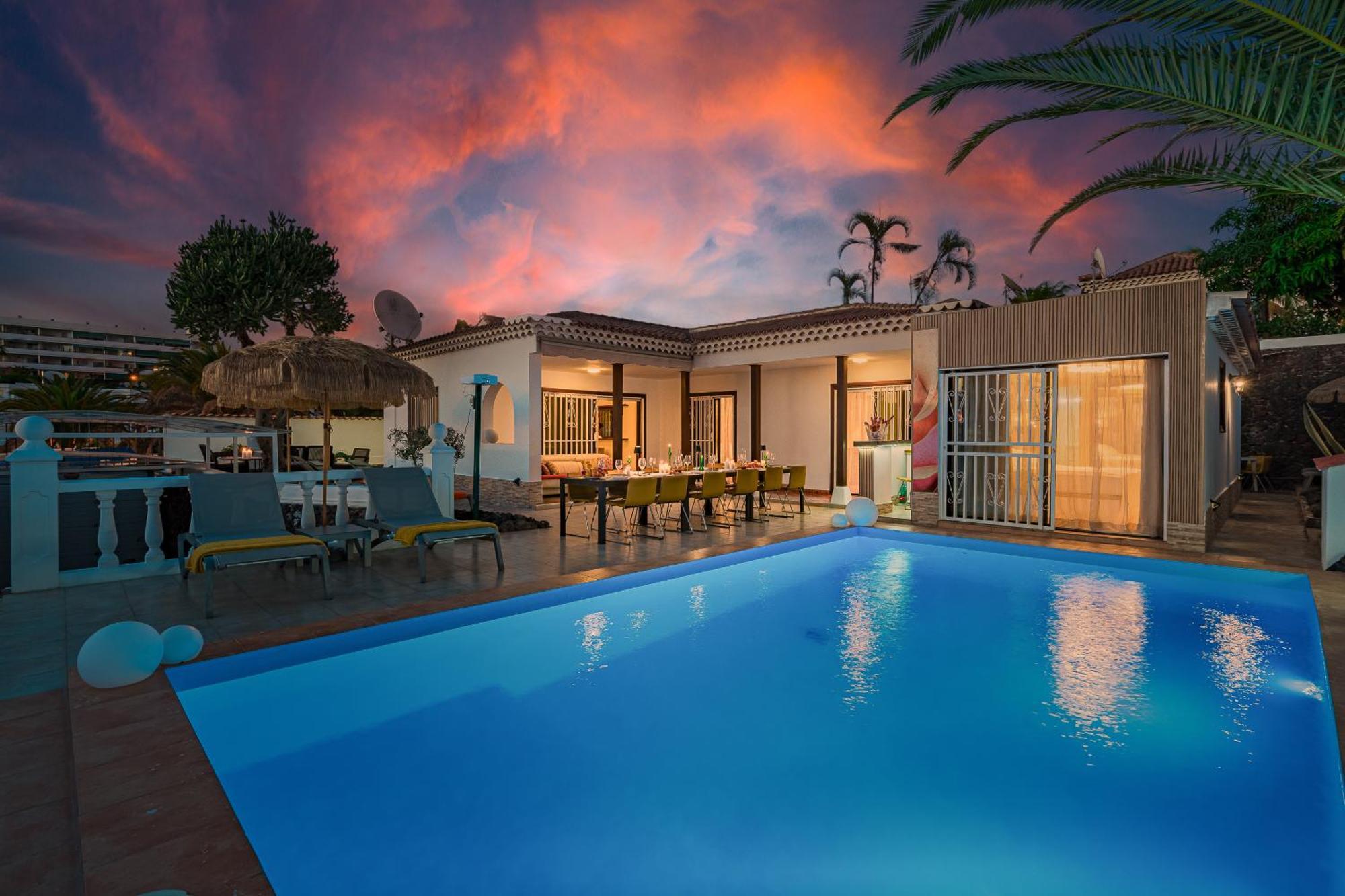 Villa 4Bed Private Pool En Los Cristianos Los Cristianos  Zewnętrze zdjęcie